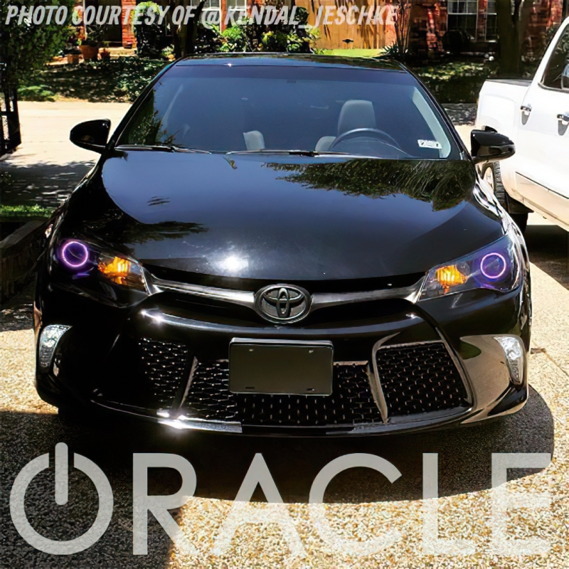 Toyota Camry Headlight Halo Kit - ORACLE Lighting - LED - Amber - `12-`15